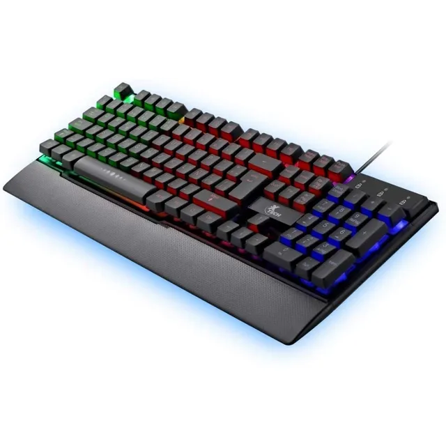 Teclado Gamer Xtech Armiger Xtk-510s Luz Rgb Usb