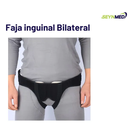 Faja Cinturón Para Hernia Inguinal Bilateral Con Soporte