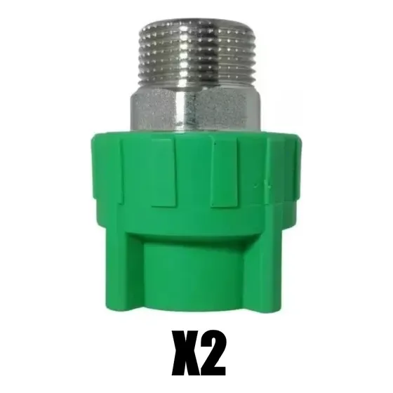 Adaptador Rosca Macho De 20mm X 3/4  Termofusion Ppr