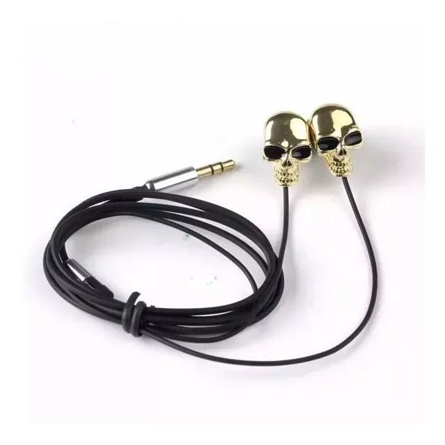 Audifonos Metalicos  Alta Calidad Calavera Skull