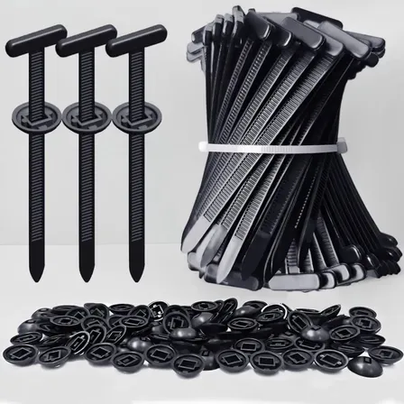 Kit 100 Fivela De Fita Plástica Universal Nylon Abraçadeiras