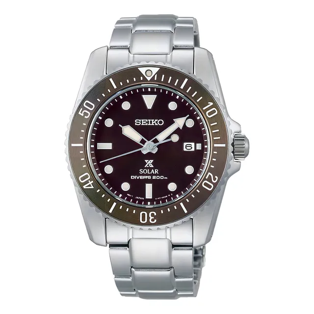 Reloj Seiko Prospex Diver's Solar Sne571p1 Café