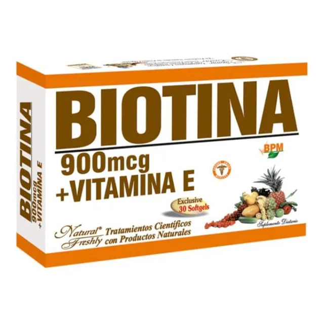 Biotina+ Vitamina Ex30 Softgels - Unidad a $23000