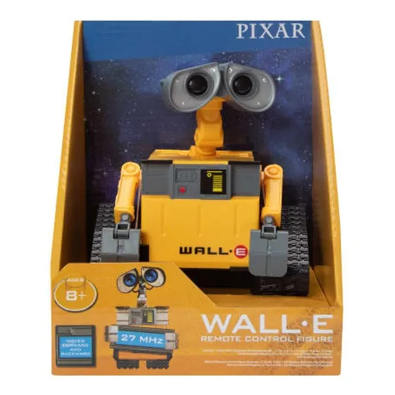 Robot Wall-e A Control Remoto Juguete Wall E Pixar Color Amarillo