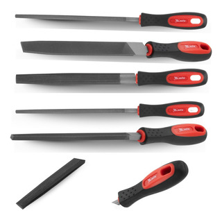 Limas Murça Bastarda Mtx 5 Pçs 8 Pol 200mm Cabo Emborrachado Limas Murça Bastarda Mtx 5 Pçs 8 Pol 200mm Cabo Emborrachado