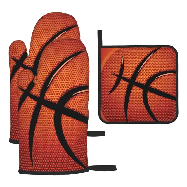 Guante Horno Baloncesto Soporte Para Olla Cocina Al