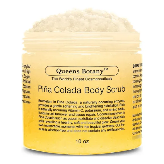 Exfoliante Corporal De Piña Colada Vitamina C Hidratante Usa