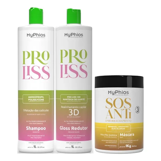 Myphios Progressiva Pro Liss Kit + Mascara sos 1 kg