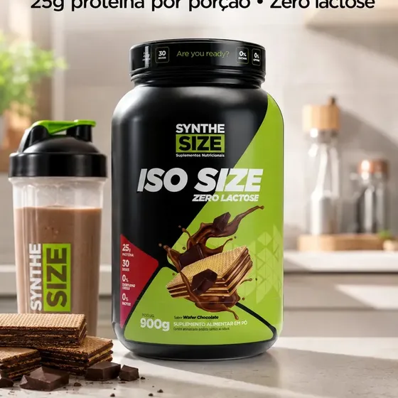 Whey Iso Size Synthesize 900g Wafer Chocolate Zero Lactose