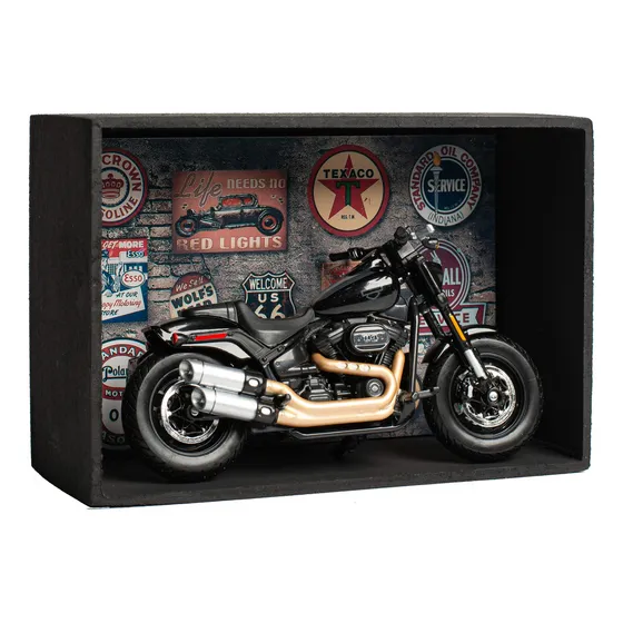Miniatura Harley-davidson 2022 Fat Bob 114 - Maisto 1:18