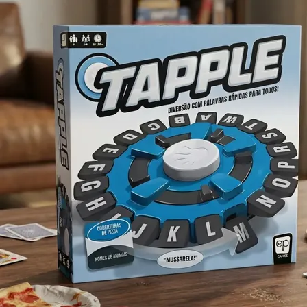 Jogo De Tabuleiro Tapple Português Stop Tapalavras