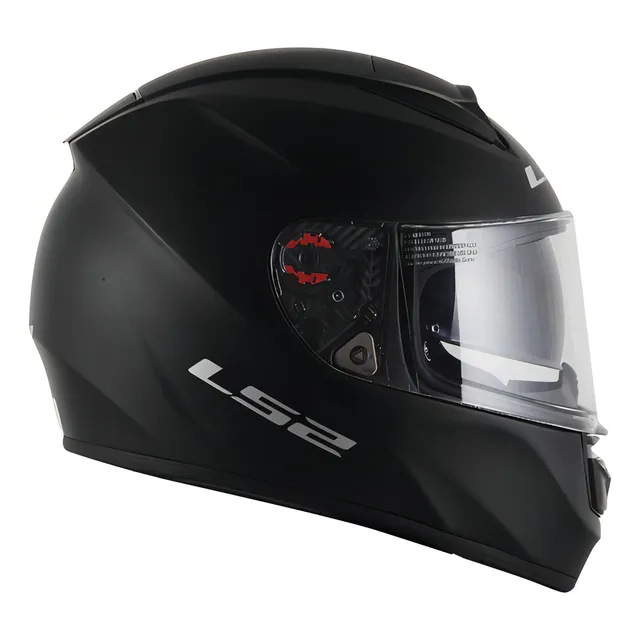 Capacete Ls2 Ff397 Vector Matt Black Preto Fosco C Oculos Tamanho do capacete 61-62