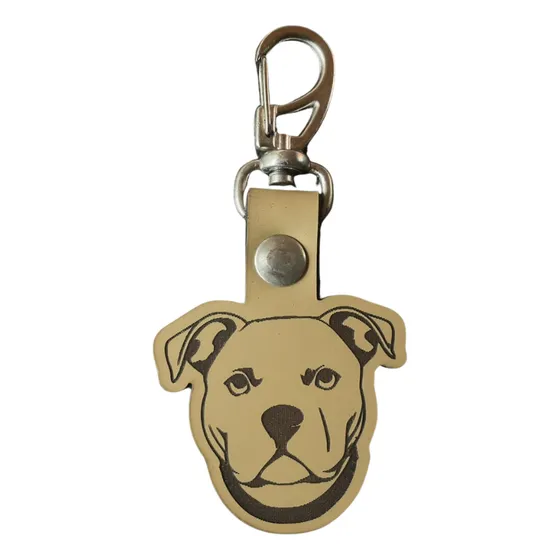 Chaveiro Pet 100% Couro 1 Unidade