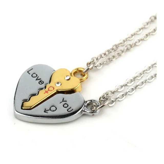 Collar Amor Novios Tu Y Yo Bff  Love Doble Combo 2x1 Te Amo