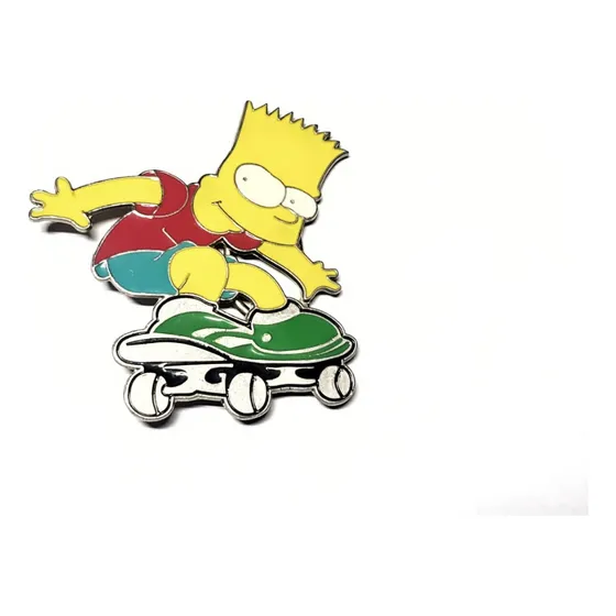 Hebilla Lonja Cinturon Intercambiable Bart Simpson  De 4cm