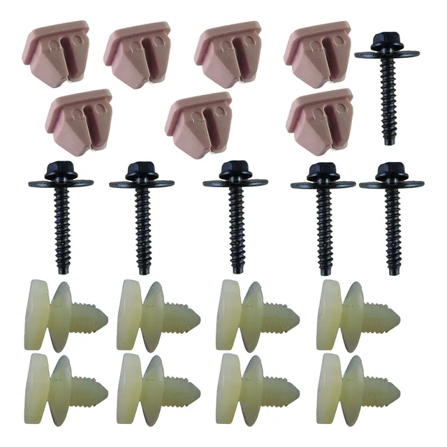 Kit Grampo Presilha Spoiler Lateral Siena 1996 1997 98 99 00