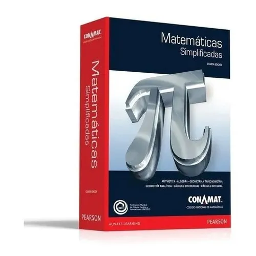 Matemáticas Simplificadas Conamat Editorial Pearson Tapa Blanda