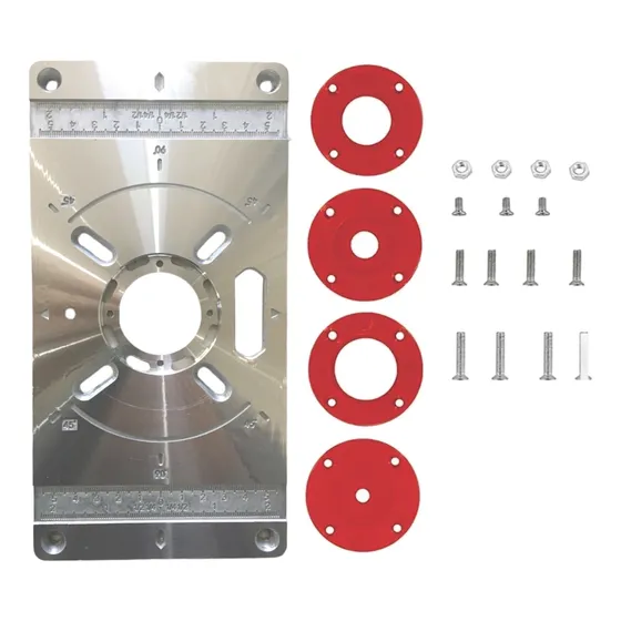 Placa Base Para Mesa Tupia Invertida - Frete Grátis