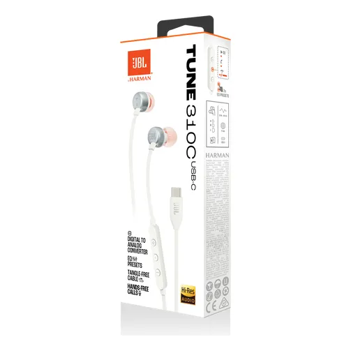 Audifono Jbl Tune T310c Alta Definicion Original Tipo C Harm