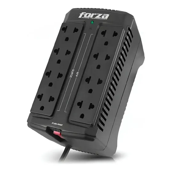 Forza Fvr-902 - Estabilizador Regulador 900va 450w 8 Tomas Color Negro | Cuotas sin interés