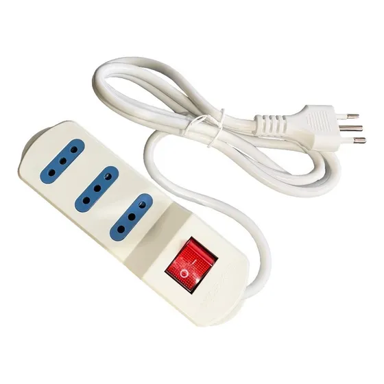 Alargador Zapatilla Switch 3 Posiciones 1.5 Metros 