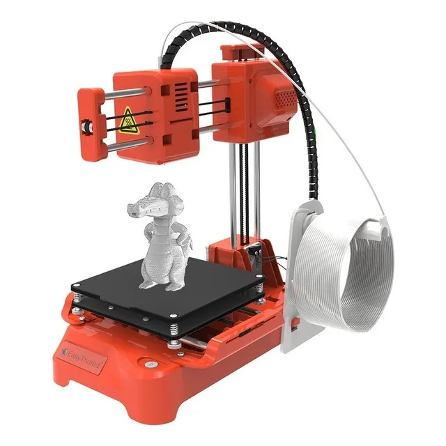 Impresora 3D naranja Easythreed K7 simple y fácil de usar