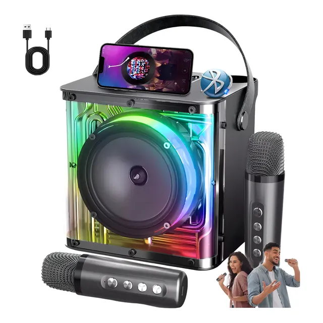 Bocinas Bluetooth Speaker Inalámbrica Rgb Para Hogar Y Fiest