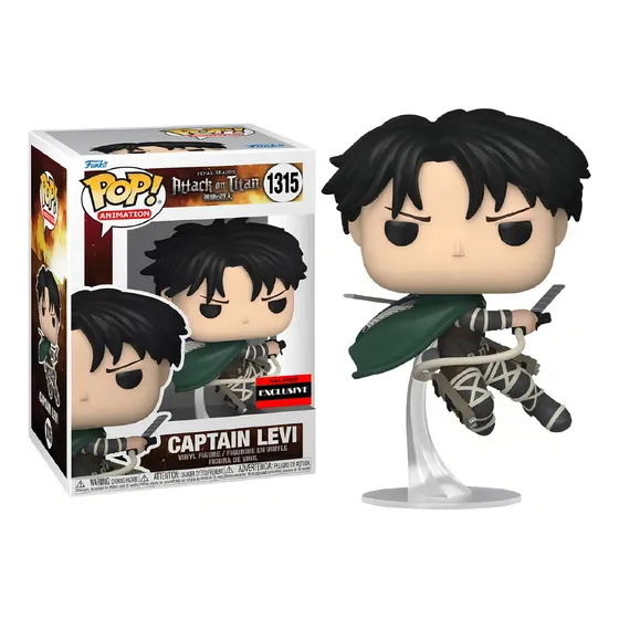 ¡Funko Pop! Attack On Titan Captain Levi #1315 Exclusivo