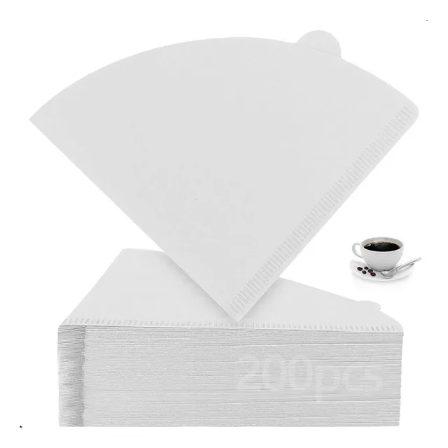 Filtro Pare Café De Papel V60 Cónico Desechable 200 Piezas