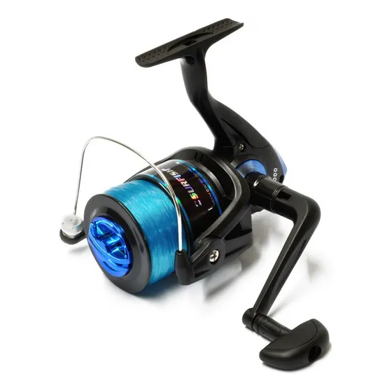 Reel Frontal Surfish Spin Sp 5000 Cargado C/tanza Pesca  