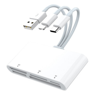 Lector De Tarjetas De Memoria 5 En 1 Adaptador Usb Otg -c Ca Lector De Tarjetas De Memoria 5 En 1 Adaptador Usb Otg -c Ca