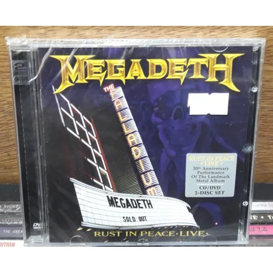 Megadeth - Rust In Peace Live Cd+dvd