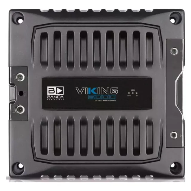 Amplificador Modulo Banda Viking 5002 2ohm 5000 Wrms Cor Preto