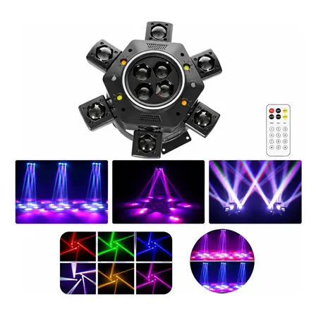 200w Moving Head Light 10 Leds Rgbw Luminação Dj Festa Show 127/220v