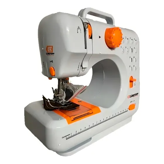 Maquina De Coser Recta Pedal Reversa Potencia Hilos Domestic Color Blanco