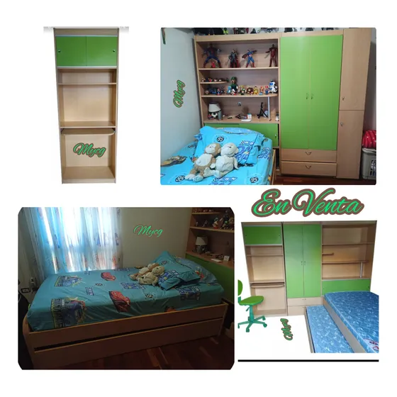 Juego De Cuarto María Emilia De Centro Mueble.