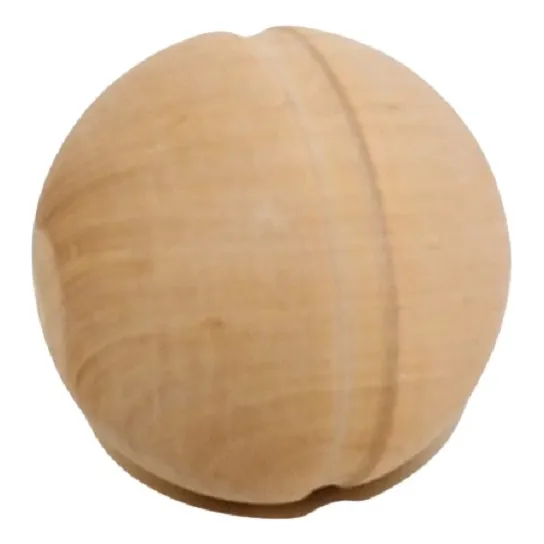 Bocha Croquet X Unidad Madera Dura Natural Juego Aire Libre