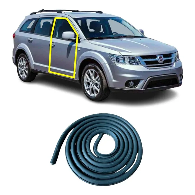 Borracha Vedação Porta Fiat Freemont 2012 Em Diante