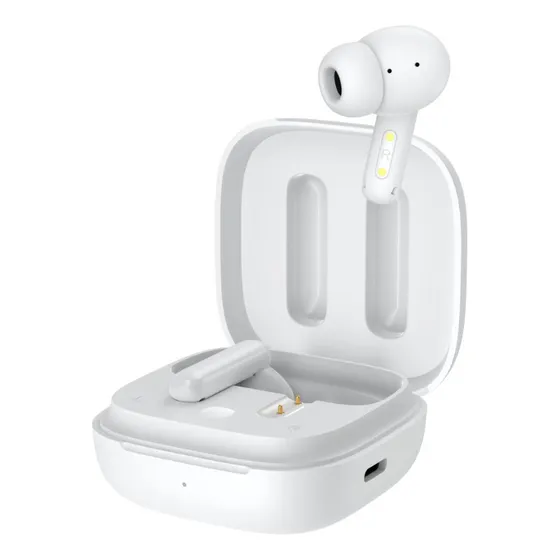 Fone Qcy T13 Anc Cancelamento De Ruído Ativo Bluetooth 5.3 Cor Branco