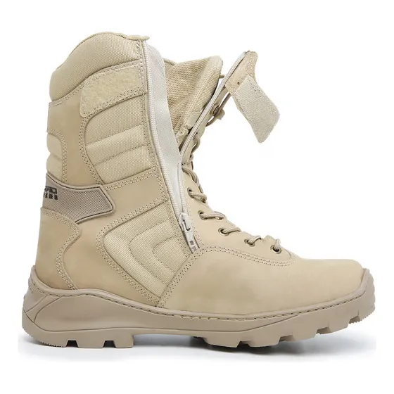 Bota Militar Acero Cuero Legitimo Borsegui Extreme Botas 