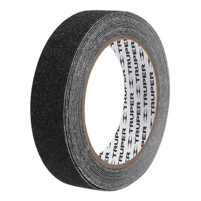 Cinta Antideslizante Negro 25 Mm X 5m Truper 12542