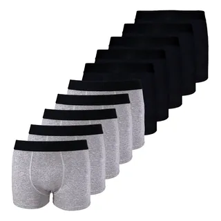 Kit 10 Cuecas Boxer Box Cotton AlgodĂŁo Lisa BĂĄsica Casual Kit 10 Cuecas Boxer Box Cotton AlgodĂŁo Lisa BĂĄsica Casual
