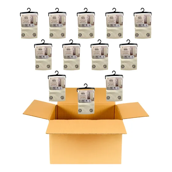 Pack 12 Cortinas Blackout Perla Aislantes Luz Y Calor