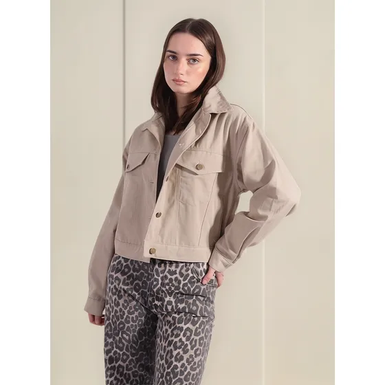 Campera Nano De Gabardina Clari #4624