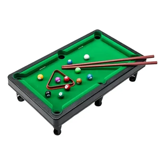 Juego De Pool Juego De Mesa Chico Con Patas Billar Niños