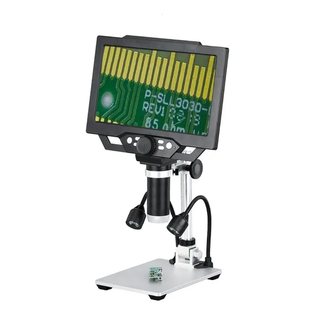 Microscopio Digital 1600x Pantalla 9  Lcd + Luz Led G1600