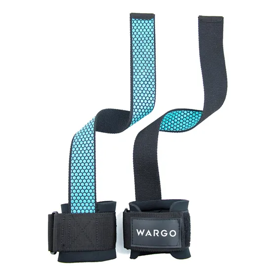 Par Correas Straps Levantamiento Wargo Pesas Gym Gimnasio
