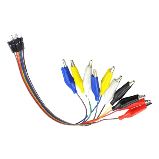 Pack 10pcs Cables Dupont Macho Hembra A Caiman Colores 30cm Dupont Macho