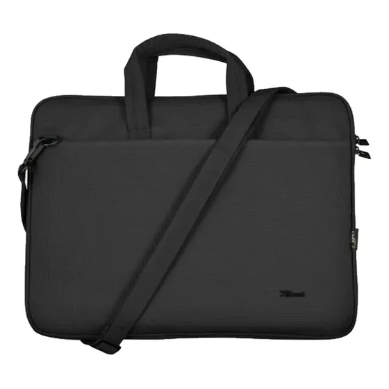 Bolso Maletín Trust 16 Bologna Eco Para Notebook Tablet Color Negro Talle 16