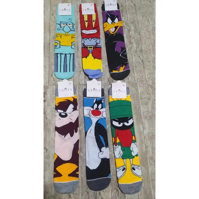 Medias Largas De Dibujos Animados 